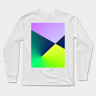 blue purple green texture Long Sleeve T-Shirt